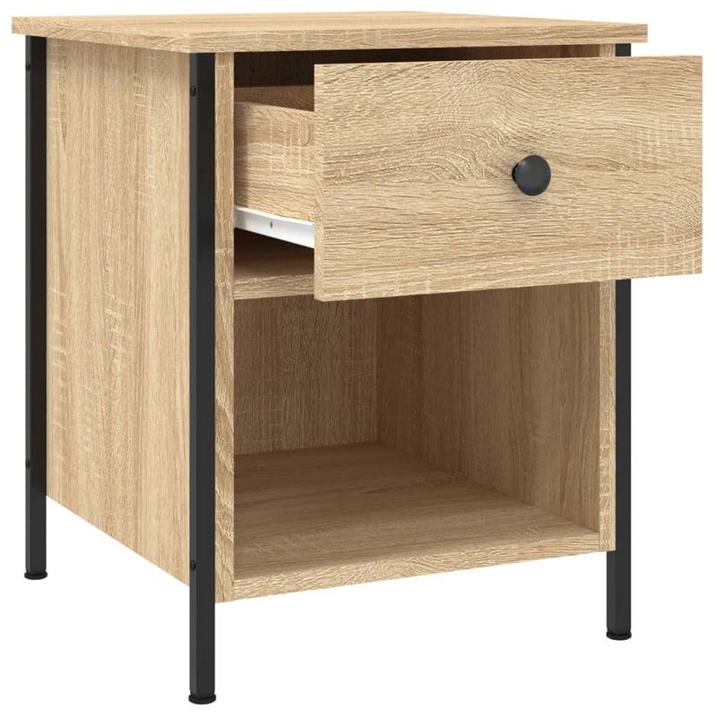 Casa si Gradina - Mobilier - Comode si corpuri - Noptiere - Noptiera, stejar sonoma, 40x42x50 cm, lemn compozit - Infinity.ro
