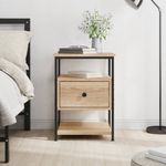 Casa si Gradina - Mobilier - Comode si corpuri - Noptiere - Noptiera, stejar sonoma, 40x42x56 cm, lemn compozit - Infinity.ro