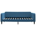 Casa si Gradina - Mobilier - Paturi si accesorii - Paturi - Pat de zi cu saltea, albastru, 100x200 cm, catifea - Infinity.ro