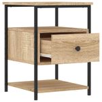 Casa si Gradina - Mobilier - Comode si corpuri - Noptiere - Noptiera, stejar sonoma, 40x42x56 cm, lemn compozit - Infinity.ro
