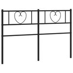 Casa si Gradina - Mobilier - Paturi si accesorii - Accesorii paturi - Tablie de pat metalica, negru, 120 cm - Infinity.ro
