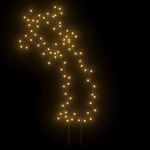 Casa si Gradina - Decoratiuni - Decoratiuni de sezon - Decoratiune meteorit cu lumini de Craciun/tarusi 80 LED 62 cm, model fără panglică - Infinity.ro