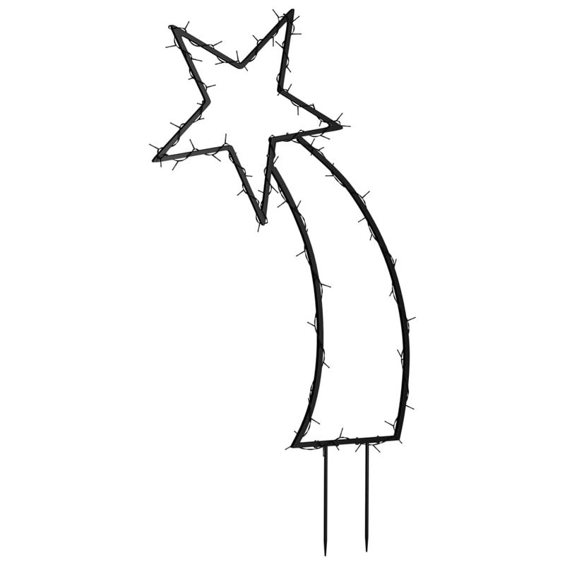 Casa si Gradina - Decoratiuni - Decoratiuni de sezon - Decoratiune meteorit cu lumini de Craciun/tarusi 80 LED 62 cm, model fără panglică - Infinity.ro