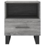 Casa si Gradina - Mobilier - Comode si corpuri - Noptiere - Noptiera, gri sonoma, 40x35x47,5 cm, lemn compozit - Infinity.ro
