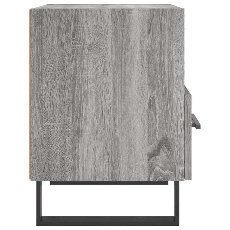 Casa si Gradina - Mobilier - Comode si corpuri - Noptiere - Noptiera, gri sonoma, 40x35x47,5 cm, lemn compozit - Infinity.ro