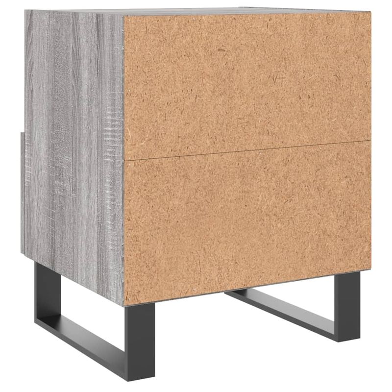 Casa si Gradina - Mobilier - Comode si corpuri - Noptiere - Noptiera, gri sonoma, 40x35x47,5 cm, lemn compozit - Infinity.ro