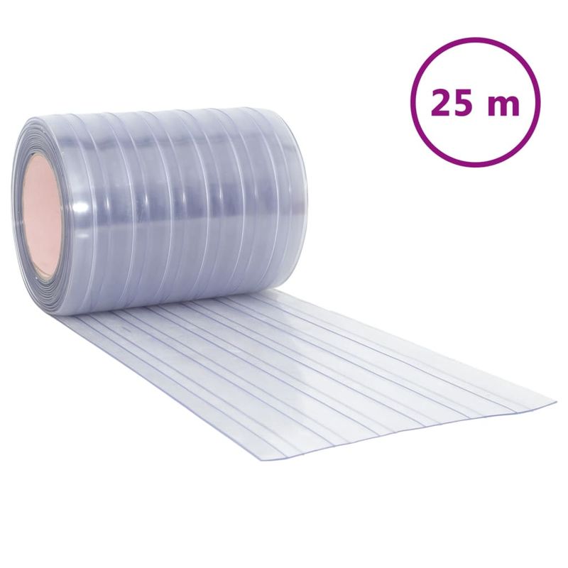 Casa si Gradina - Textile si covoare - Perdele si draperii - Perdele - Perdea pentru usa, transparent, 300 mmx2,6 mm 25 m, PVC - Infinity.ro