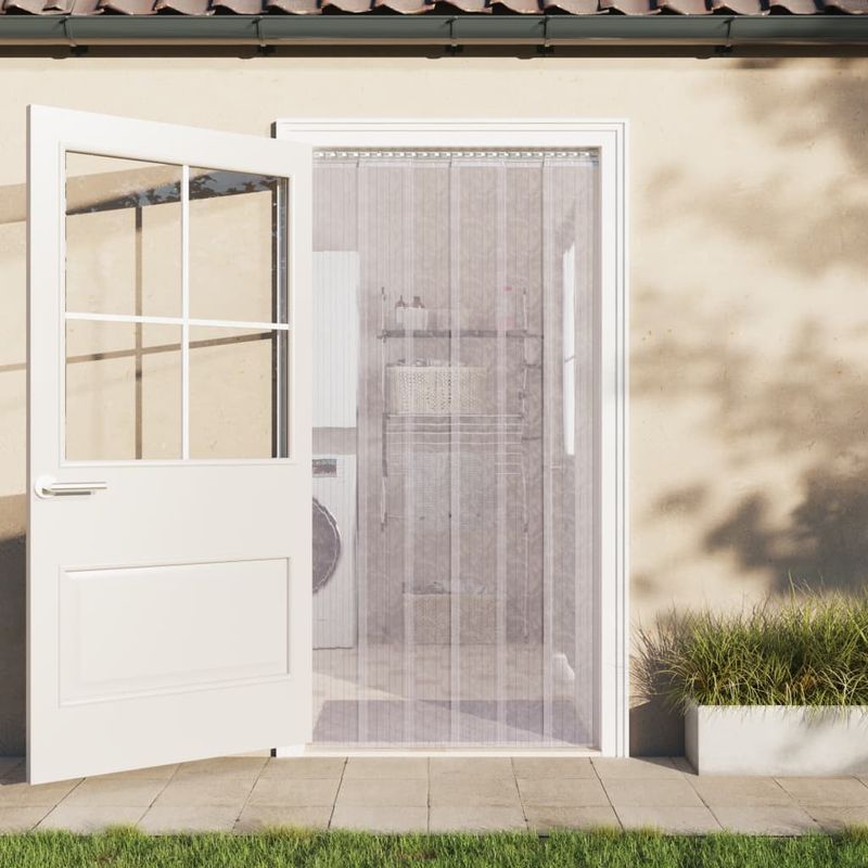 Casa si Gradina - Textile si covoare - Perdele si draperii - Perdele - Perdea pentru usa, transparent, 300 mmx2,6 mm 25 m, PVC - Infinity.ro