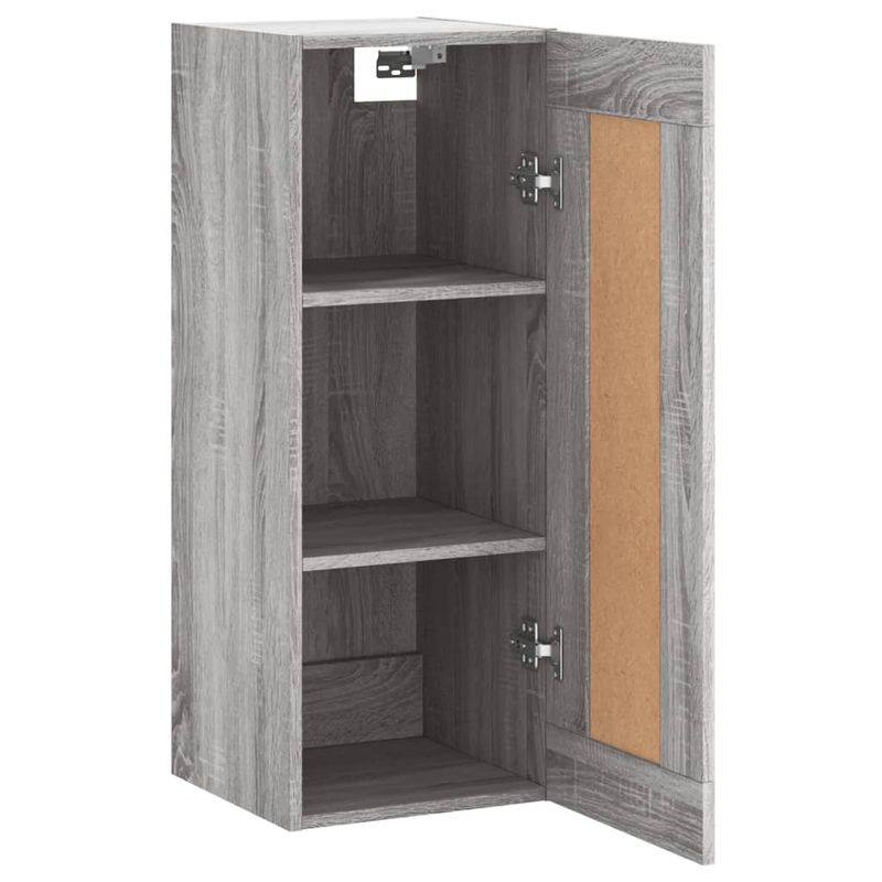 Casa si Gradina - Mobilier - Comode si corpuri - Comode - Dulap de perete, gri sonoma, 34,5x34x90 cm, lemn prelucrat - Infinity.ro