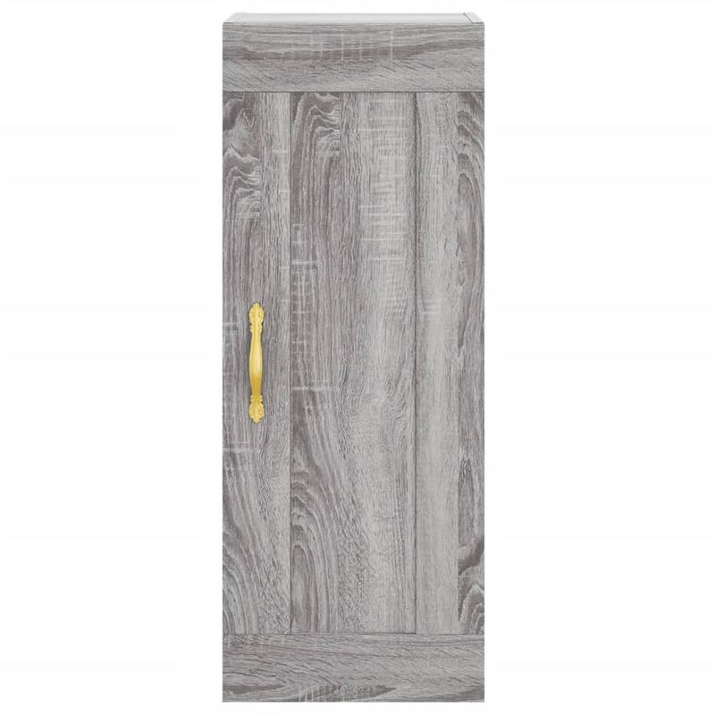 Casa si Gradina - Mobilier - Comode si corpuri - Comode - Dulap de perete, gri sonoma, 34,5x34x90 cm, lemn prelucrat - Infinity.ro