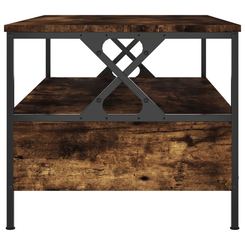 Casa si Gradina - Mobilier - Mese si birouri - Masute de cafea - Masuta de cafea, stejar fumuriu, 100x51x45 cm, lemn prelucrat - Infinity.ro