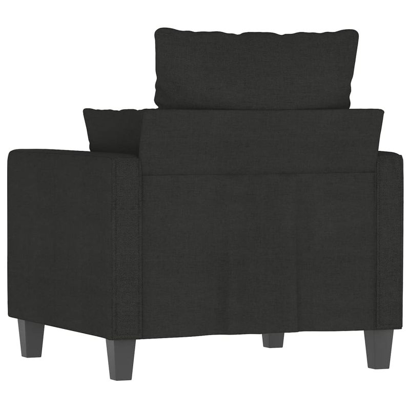 Casa si Gradina - Mobilier - Scaune si fotolii - Fotolii - Fotoliu canapea, negru, 60 cm, material textil - Infinity.ro