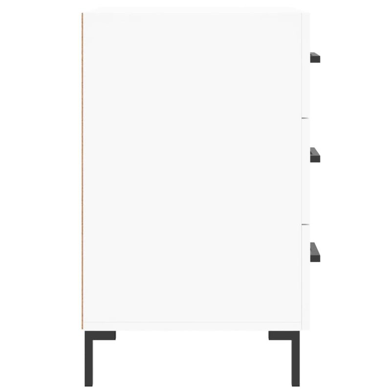 Casa si Gradina - Mobilier - Comode si corpuri - Noptiere - Noptiera, alb, 40x40x66 cm, lemn compozit - Infinity.ro
