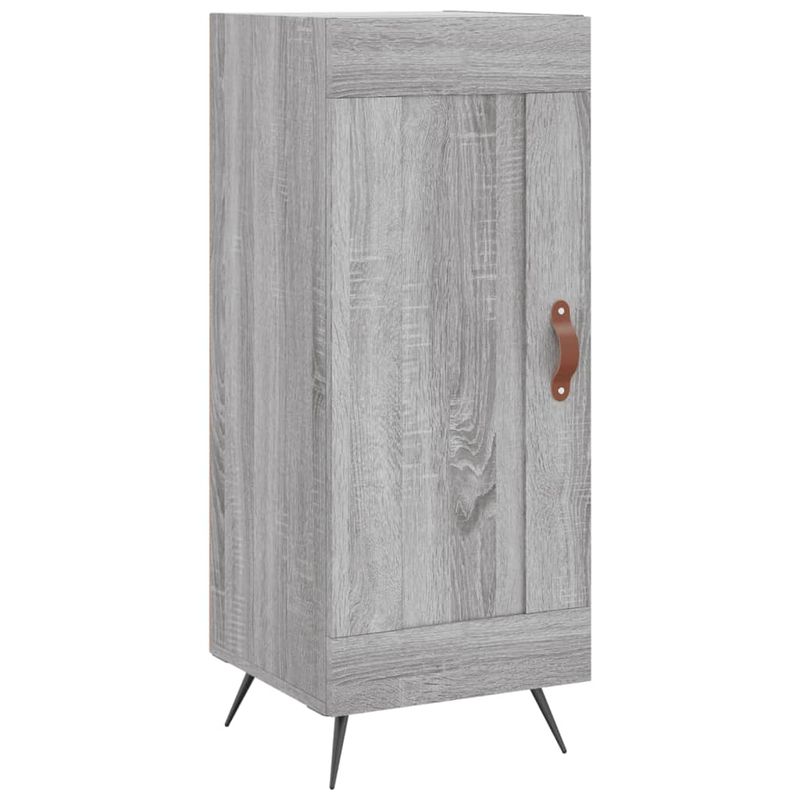Casa si Gradina - Mobilier - Comode si corpuri - Comode - Dulap inalt, gri sonoma, 34,5x34x180 cm, lemn prelucrat - Infinity.ro