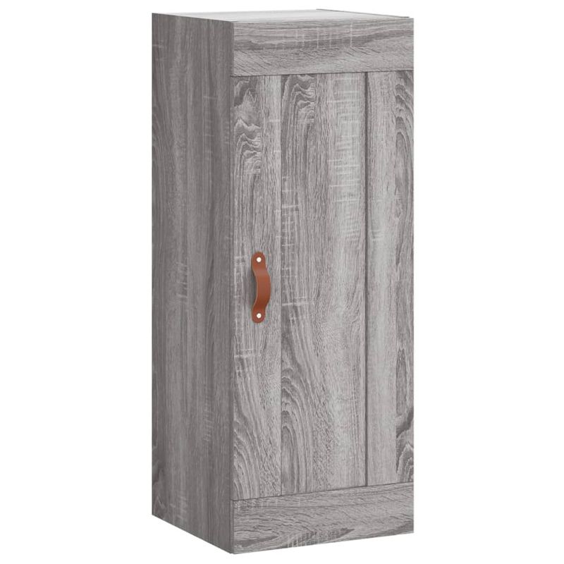 Casa si Gradina - Mobilier - Comode si corpuri - Comode - Dulap inalt, gri sonoma, 34,5x34x180 cm, lemn prelucrat - Infinity.ro