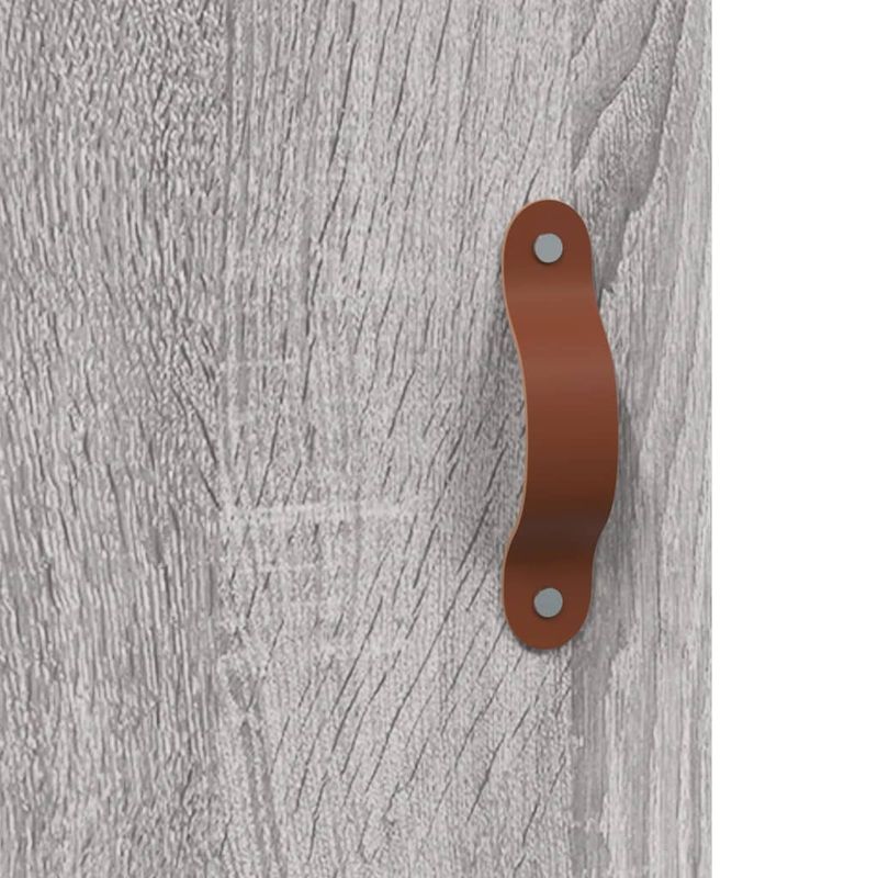 Casa si Gradina - Mobilier - Comode si corpuri - Comode - Dulap inalt, gri sonoma, 34,5x34x180 cm, lemn prelucrat - Infinity.ro