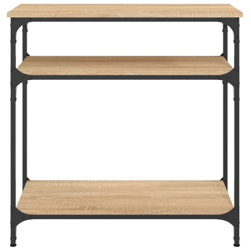 Casa si Gradina - Mobilier - Comode si corpuri - Console - Masuta consola, stejar sonoma, 75x29x75 cm, lemn prelucrat - Infinity.ro