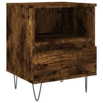 Casa si Gradina - Mobilier - Comode si corpuri - Noptiere - Noptiera, stejar fumuriu, 40x35x50 cm, lemn compozit - Infinity.ro