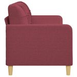 Casa si Gradina - Mobilier - Canapele si coltare - Canapele - Canapea cu 3 locuri, rosu vin, 180 cm, material textil - Infinity.ro