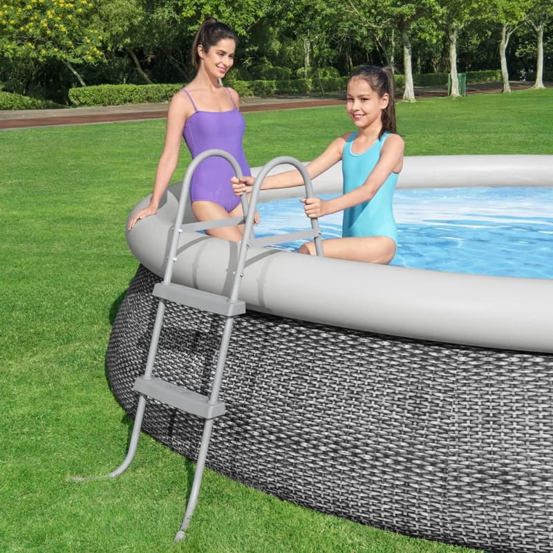 Casa si Gradina - Constructii - Scari si accesorii interioare - Scari piscine - Bestway Scara pentru piscina cu 2 trepte Flowclear, 84 cm - Infinity.ro
