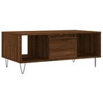Casa si Gradina - Mobilier - Mese si birouri - Masute de cafea - Masuta de cafea, stejar maro, 90x50x36,5 cm, lemn prelucrat - Infinity.ro