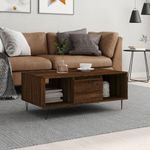 Casa si Gradina - Mobilier - Mese si birouri - Masute de cafea - Masuta de cafea, stejar maro, 90x50x36,5 cm, lemn prelucrat - Infinity.ro