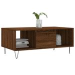Casa si Gradina - Mobilier - Mese si birouri - Masute de cafea - Masuta de cafea, stejar maro, 90x50x36,5 cm, lemn prelucrat - Infinity.ro