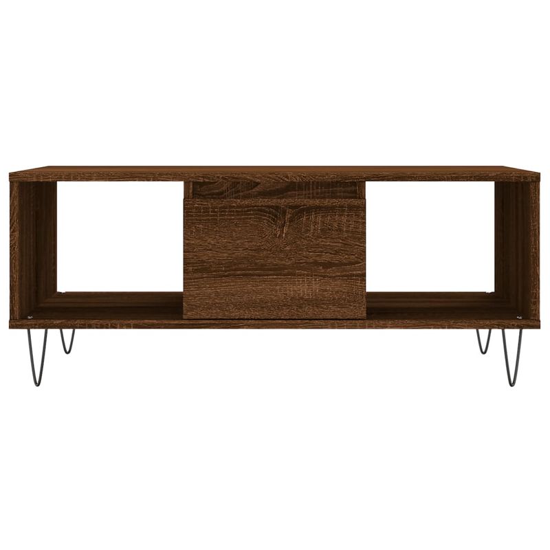 Casa si Gradina - Mobilier - Mese si birouri - Masute de cafea - Masuta de cafea, stejar maro, 90x50x36,5 cm, lemn prelucrat - Infinity.ro