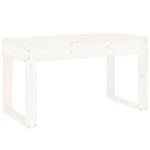 Casa si Gradina - Gradina si terasa - Mobilier exterior - Bancute de gradina - Banca de gradina, alb, 80x38x45 cm, lemn masiv de pin - Infinity.ro