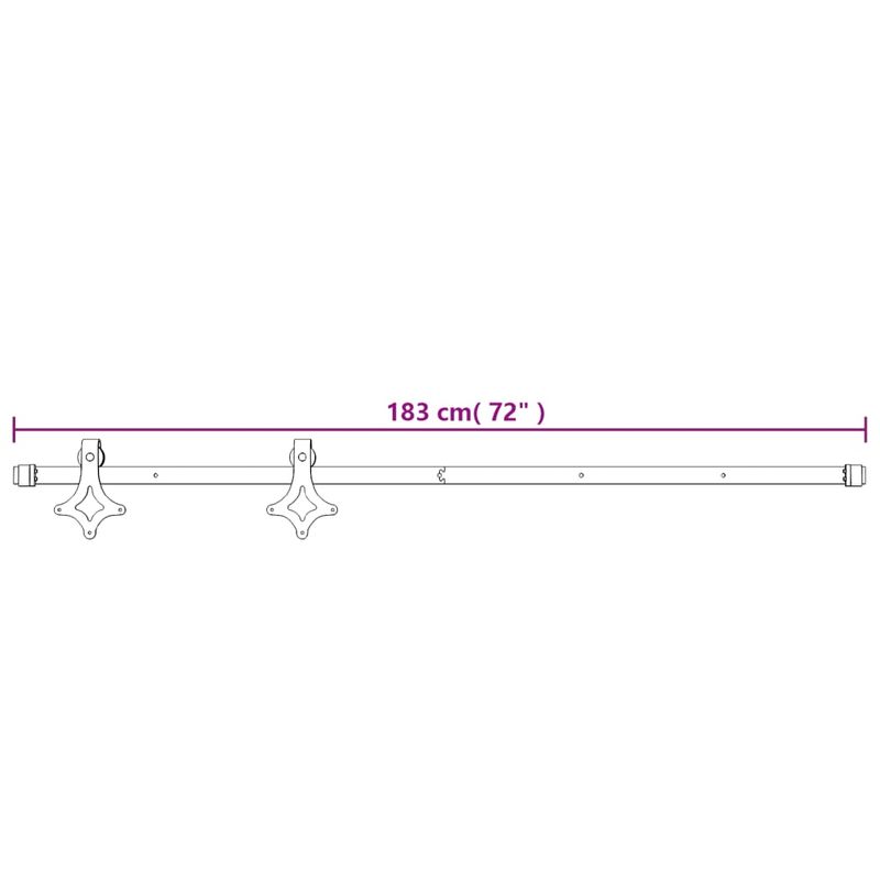 Casa si Gradina - Constructii - Usi interior, exterior si garaj - Usi interior - Usa glisanta cu set de feronerie 85x210 cm, lemn masiv de pin - Infinity.ro