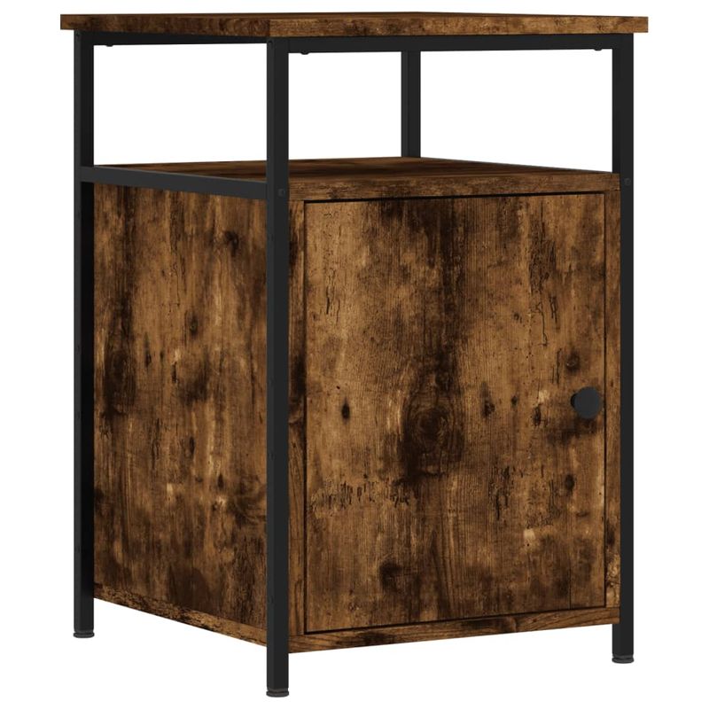 Casa si Gradina - Mobilier - Comode si corpuri - Noptiere - Noptiere, 2 buc., stejar fumuriu, 40x42x60 cm, lemn prelucrat - Infinity.ro