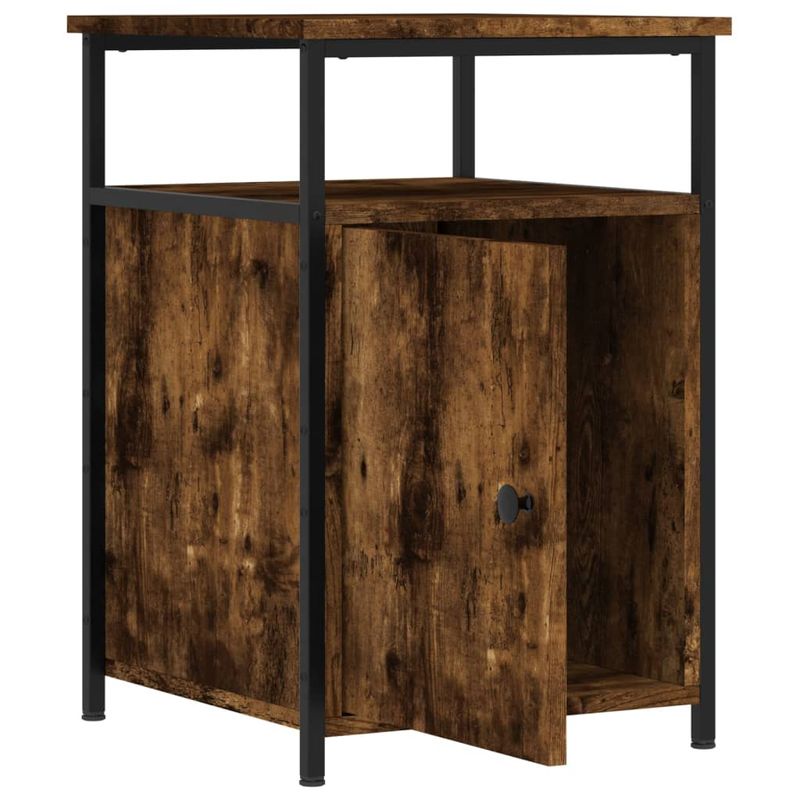 Casa si Gradina - Mobilier - Comode si corpuri - Noptiere - Noptiere, 2 buc., stejar fumuriu, 40x42x60 cm, lemn prelucrat - Infinity.ro