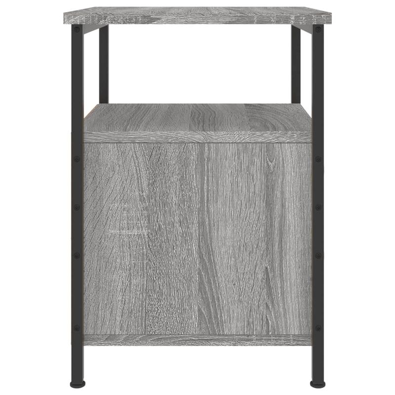 Casa si Gradina - Mobilier - Comode si corpuri - Noptiere - Noptiera, gri sonoma, 34x35,5x50 cm, lemn compozit - Infinity.ro
