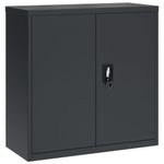 Casa si Gradina - Constructii - Depozitare, transport si protectie - Rafturi, fisete si vestiare - Fiset, antracit, 90x40x90 cm, otel - Infinity.ro