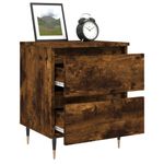 Casa si Gradina - Mobilier - Comode si corpuri - Noptiere - Noptiere, 2 buc., stejar fumuriu, 40x35x50 cm, lemn compozit - Infinity.ro