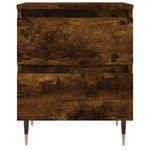 Casa si Gradina - Mobilier - Comode si corpuri - Noptiere - Noptiere, 2 buc., stejar fumuriu, 40x35x50 cm, lemn compozit - Infinity.ro