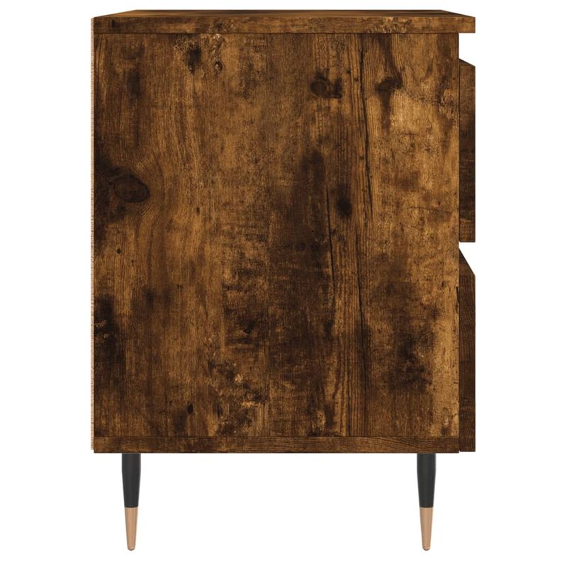 Casa si Gradina - Mobilier - Comode si corpuri - Noptiere - Noptiere, 2 buc., stejar fumuriu, 40x35x50 cm, lemn compozit - Infinity.ro