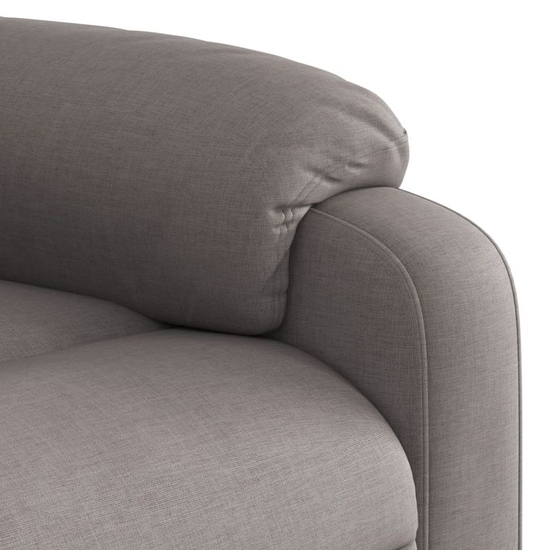 Ingrijire personala si Cosmetice - Sanatate si wellness - Articole wellness - Fotolii de masaj - Fotoliu de masaj rabatabil, gri taupe, material textil - Infinity.ro