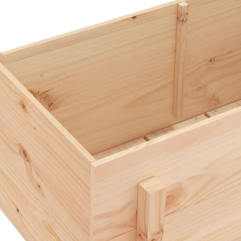 Casa si Gradina - Gradinarit si plante - Plante si ghivece - Ghivece si suporturi - Strat inaltat de gradina, 101x50x57 cm, lemn masiv de pin - Infinity.ro