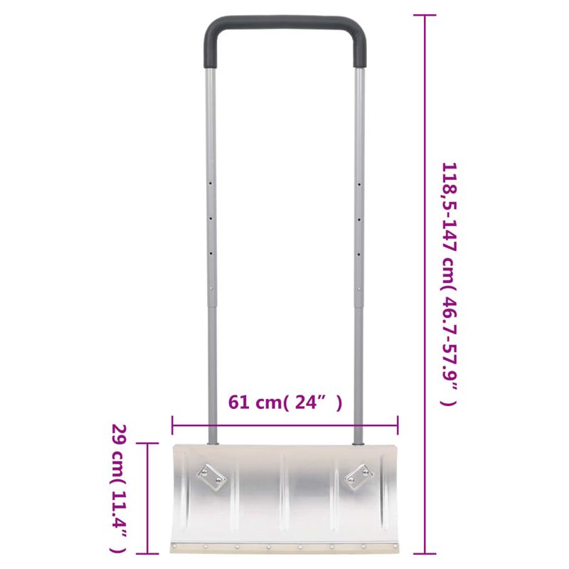 Casa si Gradina - Gradinarit si plante - Utilaje gradina - Freze zapada si articole deszapezire - Lopata de zapada maner extensibil argintiu 61 cm lama din otel - Infinity.ro