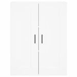 Casa si Gradina - Mobilier - Comode si corpuri - Comode - Dulapuri montate pe perete, 2 buc, alb, lemn prelucrat - Infinity.ro