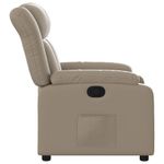 Casa si Gradina - Mobilier - Scaune si fotolii - Fotolii - Fotoliu rabatabil, cappuccino, piele ecologica - Infinity.ro