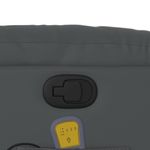 Ingrijire personala si Cosmetice - Sanatate si wellness - Articole wellness - Fotolii de masaj - Fotoliu de masaj rabatabil, gri, piele ecologica - Infinity.ro