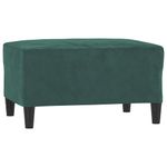 Casa si Gradina - Mobilier - Seturi de mobilier - Seturi living - Set de canapele cu perne, 3 piese, verde inchis, catifea - Infinity.ro