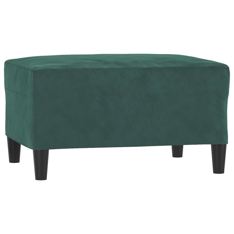 Casa si Gradina - Mobilier - Seturi de mobilier - Seturi living - Set de canapele cu perne, 3 piese, verde inchis, catifea - Infinity.ro