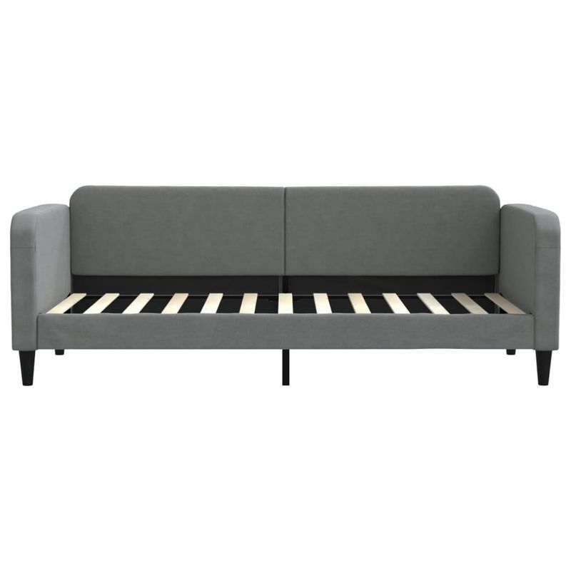 Casa si Gradina - Mobilier - Paturi si accesorii - Paturi - Pat de zi cu extensie si sertare, gri inchis, 80x200 cm textil - Infinity.ro