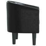 Casa si Gradina - Mobilier - Scaune si fotolii - Fotolii - Fotoliu tip cuva, negru, piele ecologica - Infinity.ro