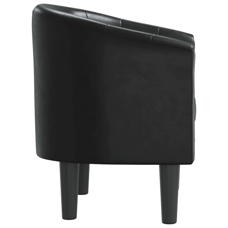 Casa si Gradina - Mobilier - Scaune si fotolii - Fotolii - Fotoliu tip cuva, negru, piele ecologica - Infinity.ro