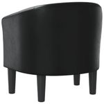 Casa si Gradina - Mobilier - Scaune si fotolii - Fotolii - Fotoliu tip cuva, negru, piele ecologica - Infinity.ro