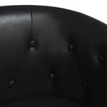 Casa si Gradina - Mobilier - Scaune si fotolii - Fotolii - Fotoliu tip cuva, negru, piele ecologica - Infinity.ro